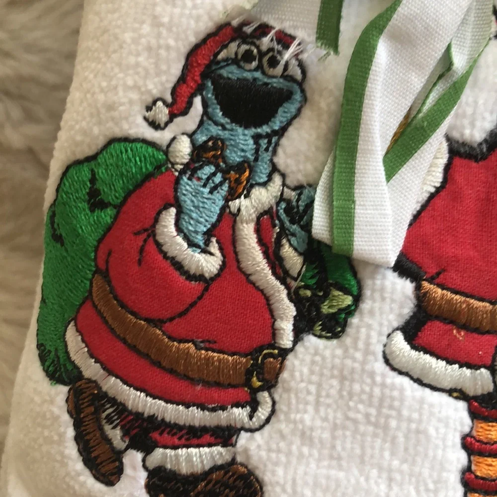 Sesame Street Holiday Hand Towels